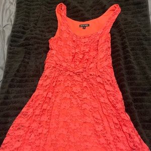 Small As U Wish pink lace dress only worn once!